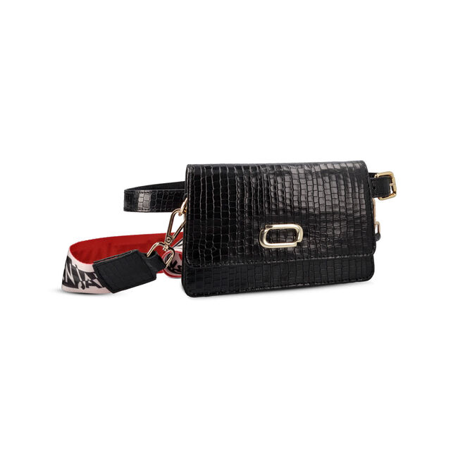 Zwarte JAN JANSEN Buideltas CLIMBING BELT BAG - large