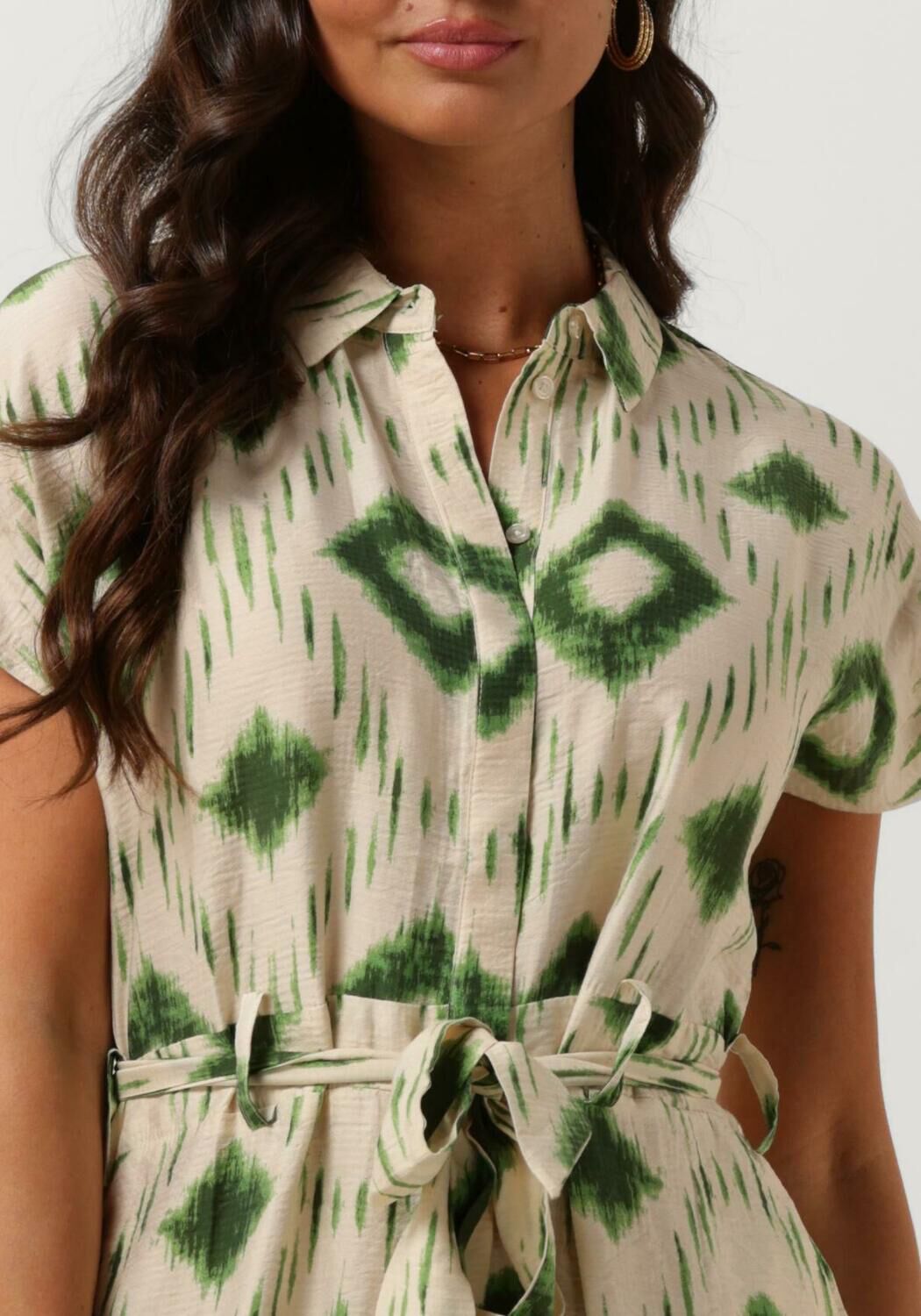 OBJECT Dames Jurken Objberry S s Long Dress Zand