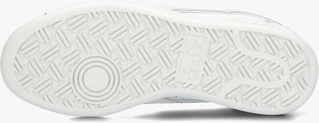 Witte DIADORA Lage sneakers MAGIC BASKET LOW LEATHER WOMAN - large