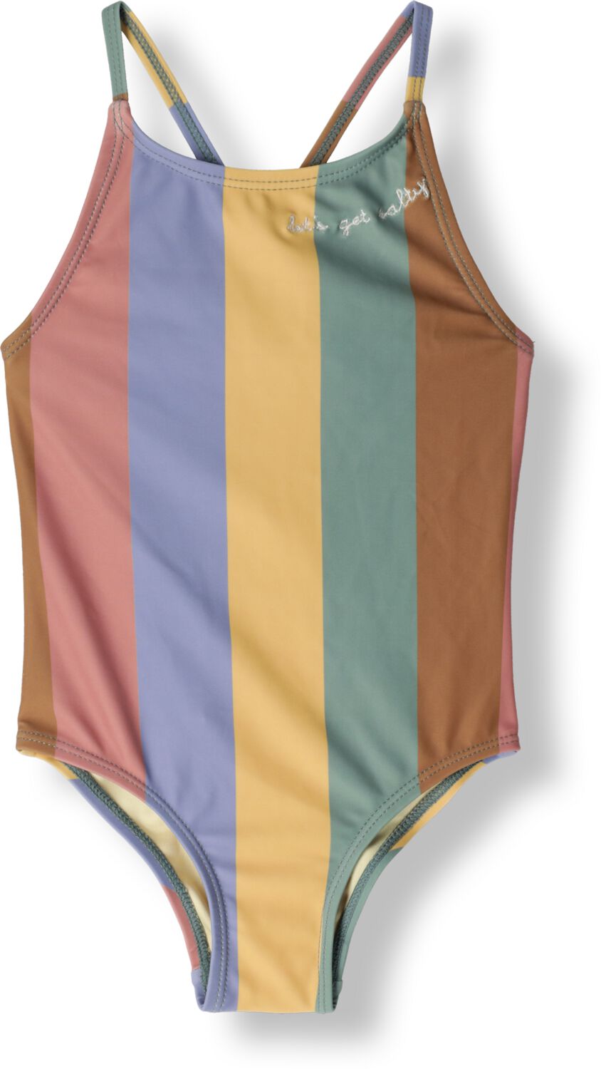 SALTED STORIES Meisjes Zwemkleding Multi Stripe Swimsuit Multi