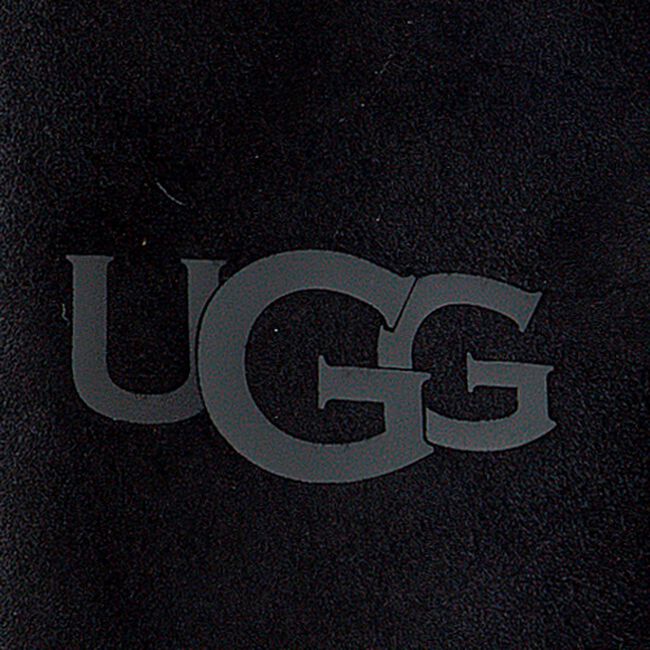 Zwarte UGG Handschoenen SHEEPSKIN LOGO MITTEN - large
