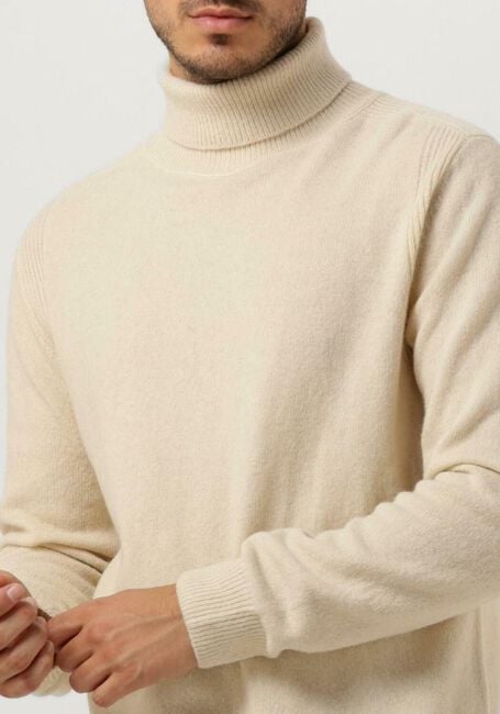 Gebroken wit ANERKJENDT Coltrui AKNICO SOLID ROLL NECK LAMBSWOOL - large