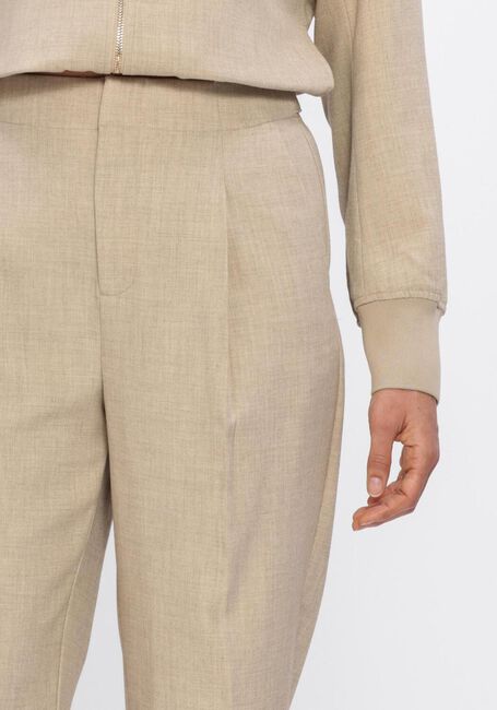 Beige MOS MOSH Flared broek MMLEYSA FLAIR PANT - large