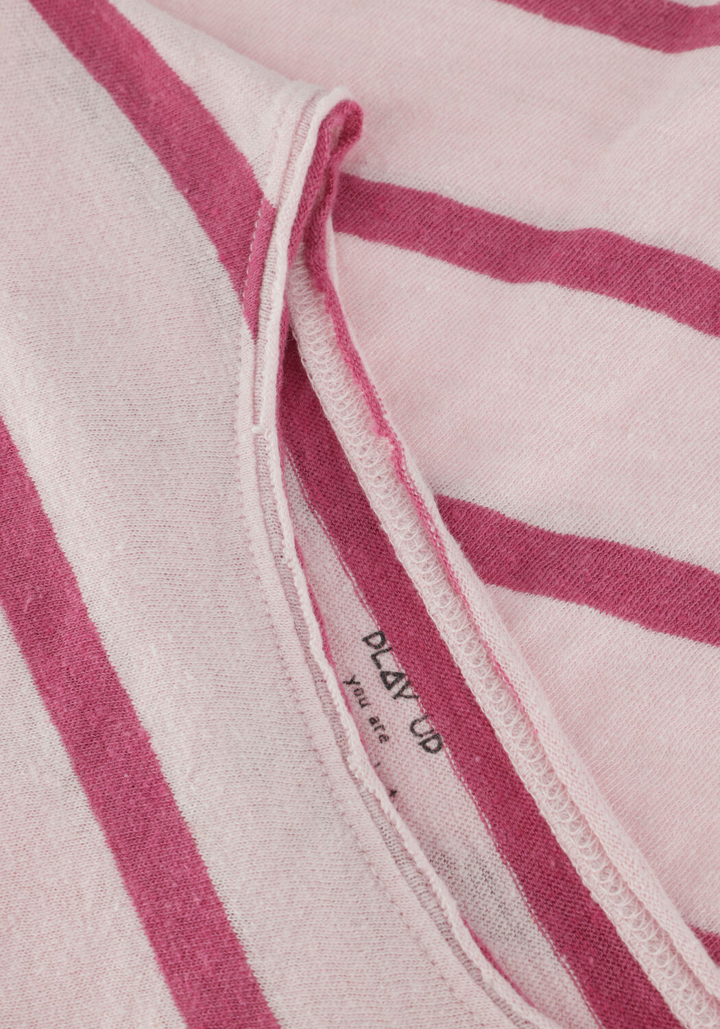 Roze PLAY UP T-shirt STRIPED JERSEY T-SHIRT - large
