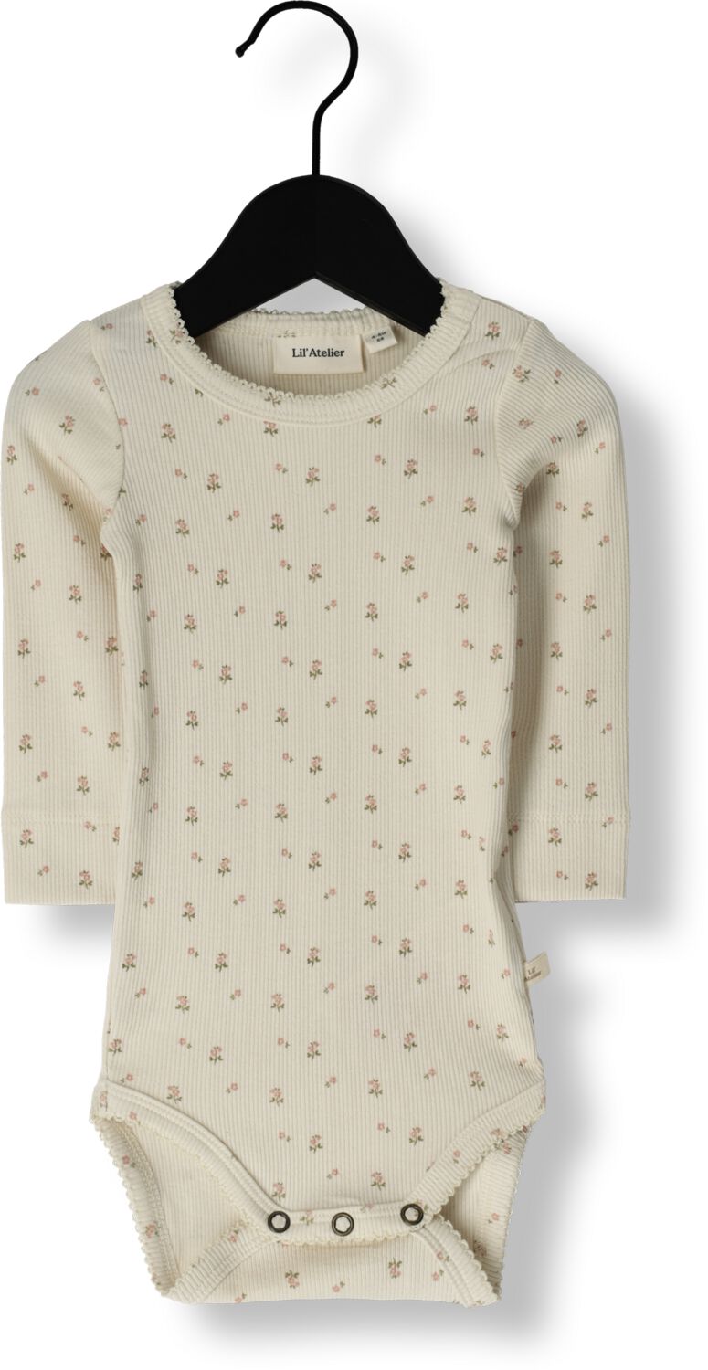 LIL' ATELIER Baby Rompers Nbfgago Ls Slim Body Lil Noos Beige