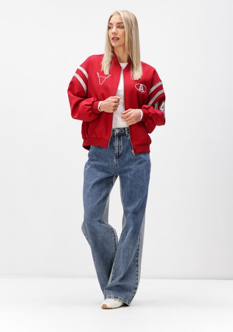 Bordeaux ALIX THE LABEL Jack LADIES WOVEN TAPE JACKET - large