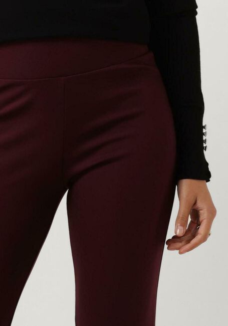 Rode JANSEN AMSTERDAM Flared broek HV407 FLAIRED LEGGING - large