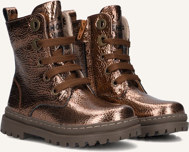 Bronzen SHOESME Veterboots NT24W007 Bronzen SHOESME Veterboots NT24W007 - large