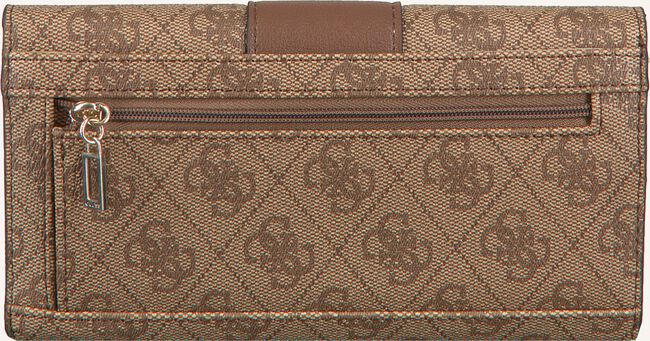 Bruine GUESS Portemonnee LOGO CITY SLG POCKET TRIFOLD Bruine GUESS Portemonnee LOGO CITY SLG POCKET TRIFOLD - large