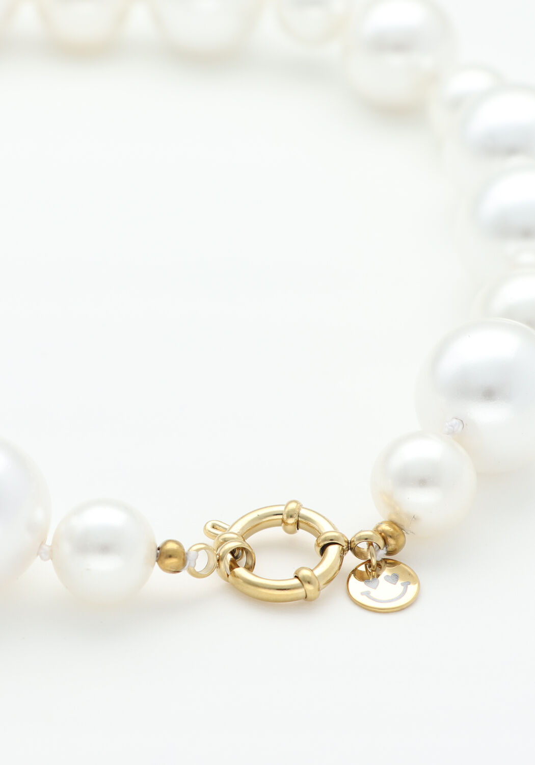 Witte BONNIE STUDIOS Kettingen FRED CHUNCKY NECKLACE - large