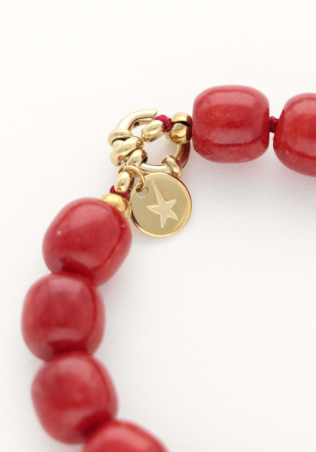 Rode BONNIE STUDIOS Armbanden WILLIAM BRACELET - large