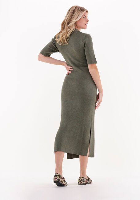 Groene MINUS Midi jurk FAY KNIT DRESS - large