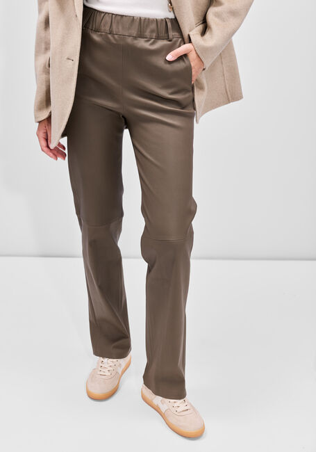 Olijf STUDIO AR Pantalon AILIS STRETCH PLONGE - large