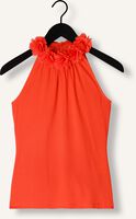 Oranje JANSEN AMSTERDAM Top TC356 SINGLET WITH FLOWERS AT NECKLINE Oranje JANSEN AMSTERDAM Top TC356 SINGLET WITH FLOWERS AT NECKLINE - medium