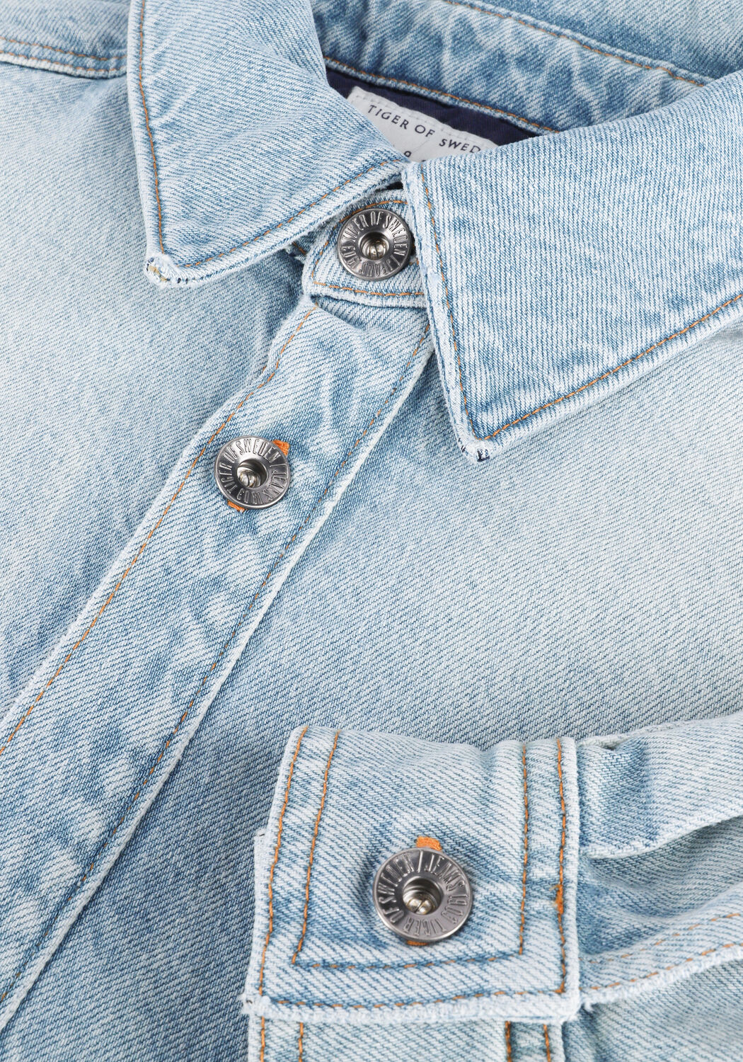 Lichtblauwe TIGER OF SWEDEN Blouses KINNA DNM - large