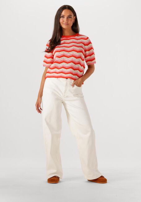 Rode Y.A.S. Trui YASTRIO KNIT PULLOVER - large