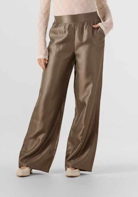 Bronzen AIMEE THE LABEL Wijde broek SOLEIL - large