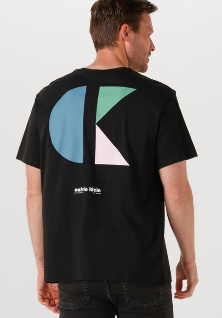 Zwarte CALVIN KLEIN T-shirt SS 20S CK BHS LG GRP - large