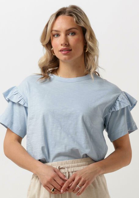 Blauwe SELECTED FEMME T-shirt SLFRYLIE SS FLORENCE TEE - large