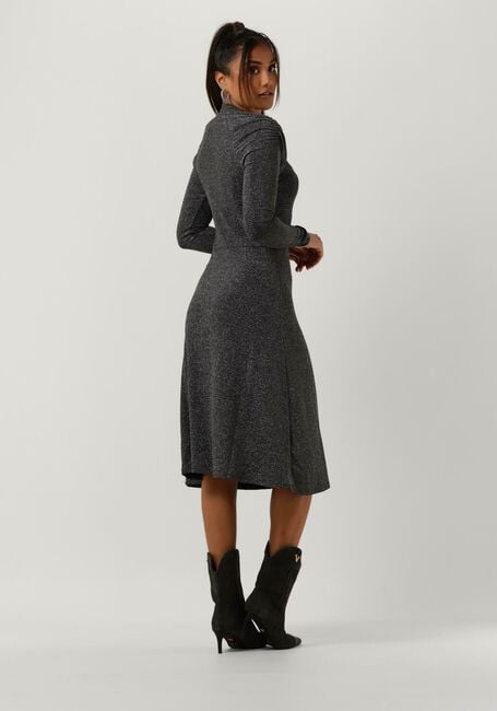 Zilveren LOLLYS LAUNDRY Midi jurk ROSIE DRESS - large