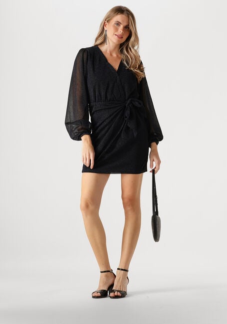 Zwarte REFINED DEPARTMENT Mini jurk POLINA - large