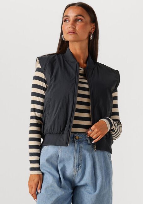 Antraciet BY-BAR Gilet ALEKSI SLEEVLESS JACKET - large
