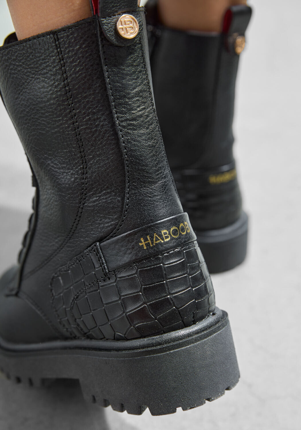 Zwarte HABOOB Boots JULES - large