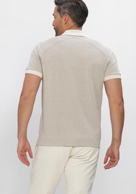 Beige CAST IRON Polo REGULAR FIT TWO TONE WAFFLE - large