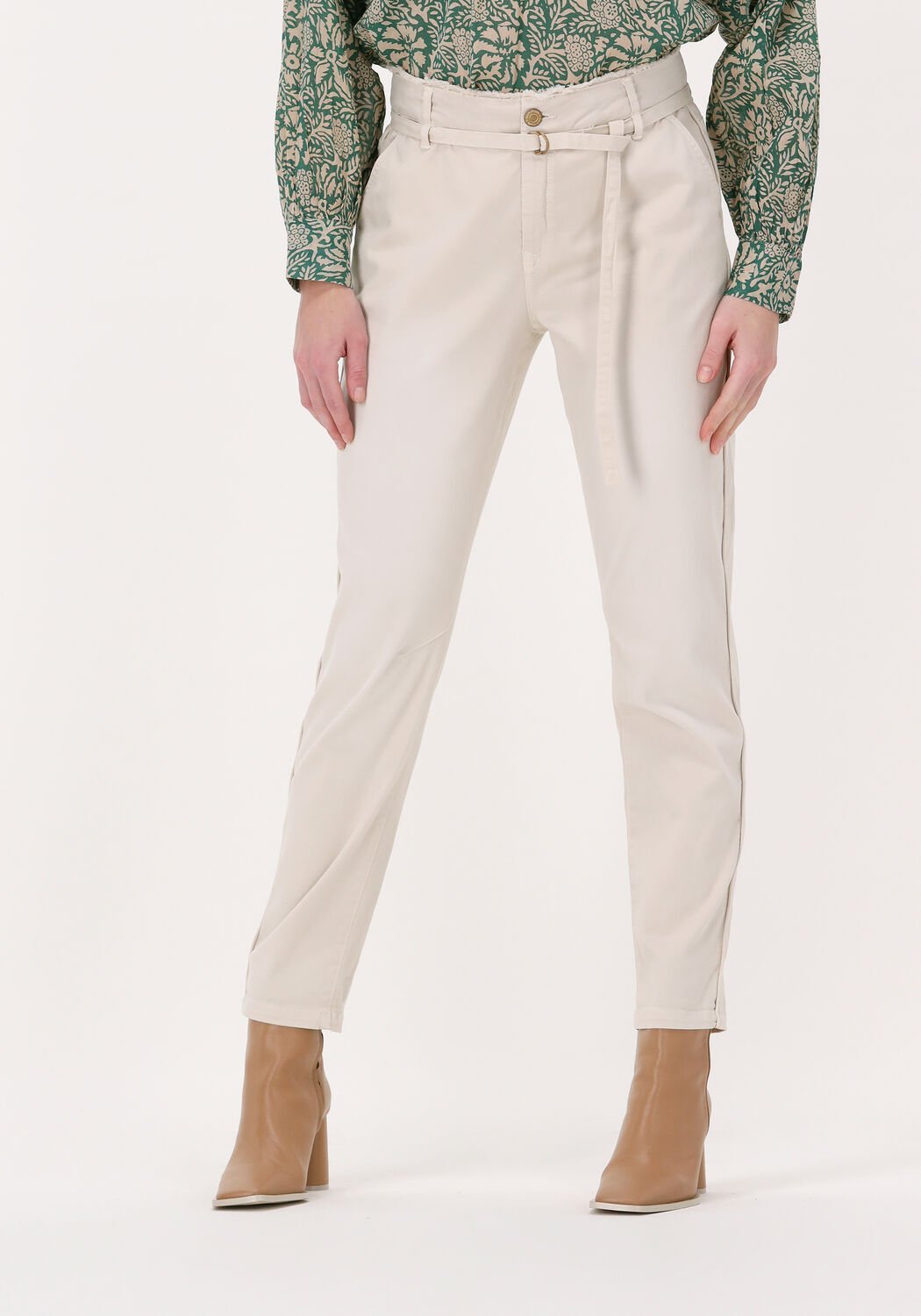 Mom fit jeans in de kleur beige voor dames | KLEDING.nl