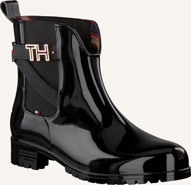 Zwarte TOMMY HILFIGER Regenlaarzen TH HARDWARE Zwarte TOMMY HILFIGER Regenlaarzen TH HARDWARE - large