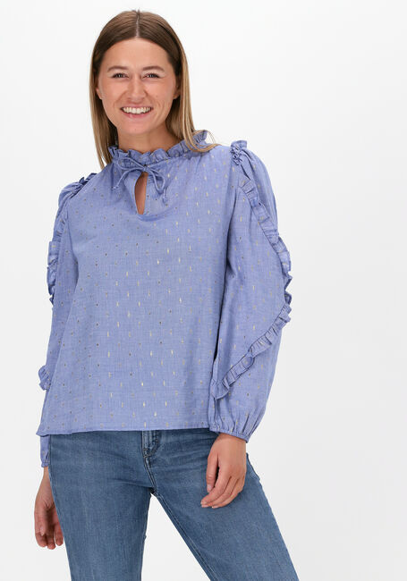 Blauwe MOLIIN Blouse TAYLOR - large