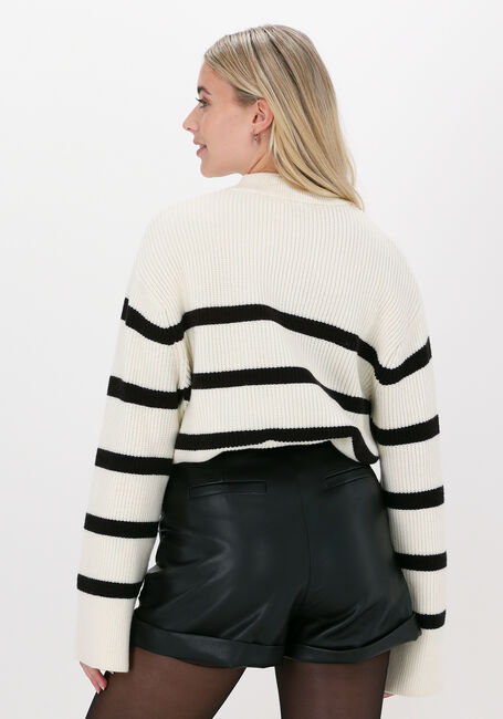 Gebroken wit NEO NOIR Trui FRANI STRIPE KNIT BLOUSE - large