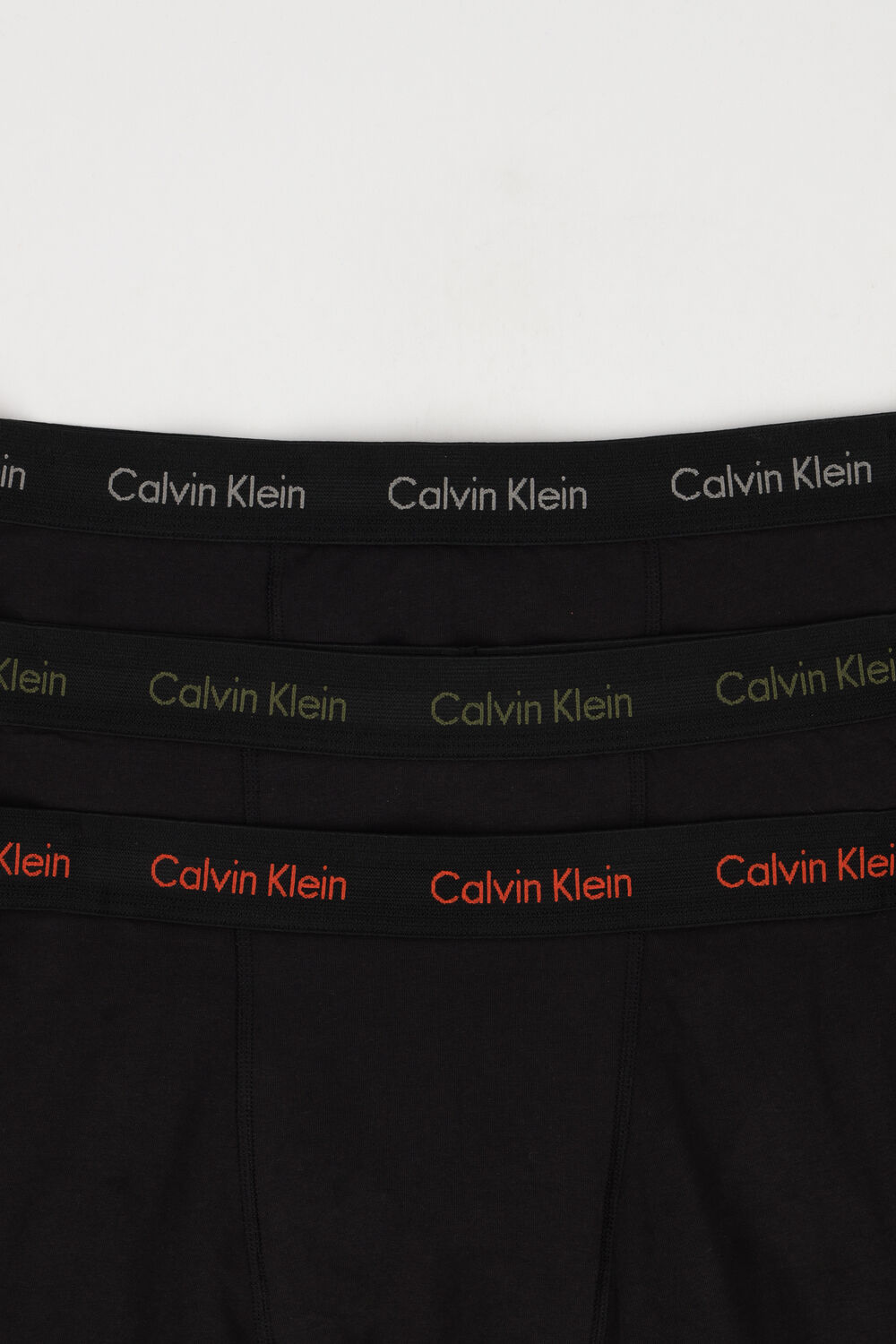 Zwarte CALVIN KLEIN UNDERWEAR Boxershorts 3-PACK TRUNKS - large