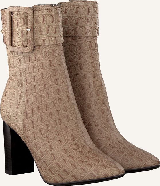 Taupe LOLA CRUZ Enkellaarsjes 285T78BK Taupe LOLA CRUZ Enkellaarsjes 285T78BK - large