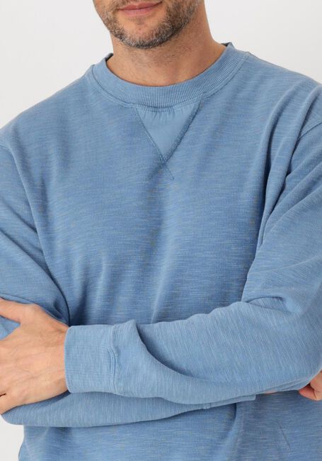 Blauwe SCOTCH & SODA Sweater GARMENT DYE STRUCTURED SWEATSHIRT - large