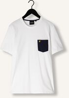 Witte LYLE & SCOTT T-shirt CONTRAST POCKET T-SHIRT Witte LYLE & SCOTT T-shirt CONTRAST POCKET T-SHIRT - medium