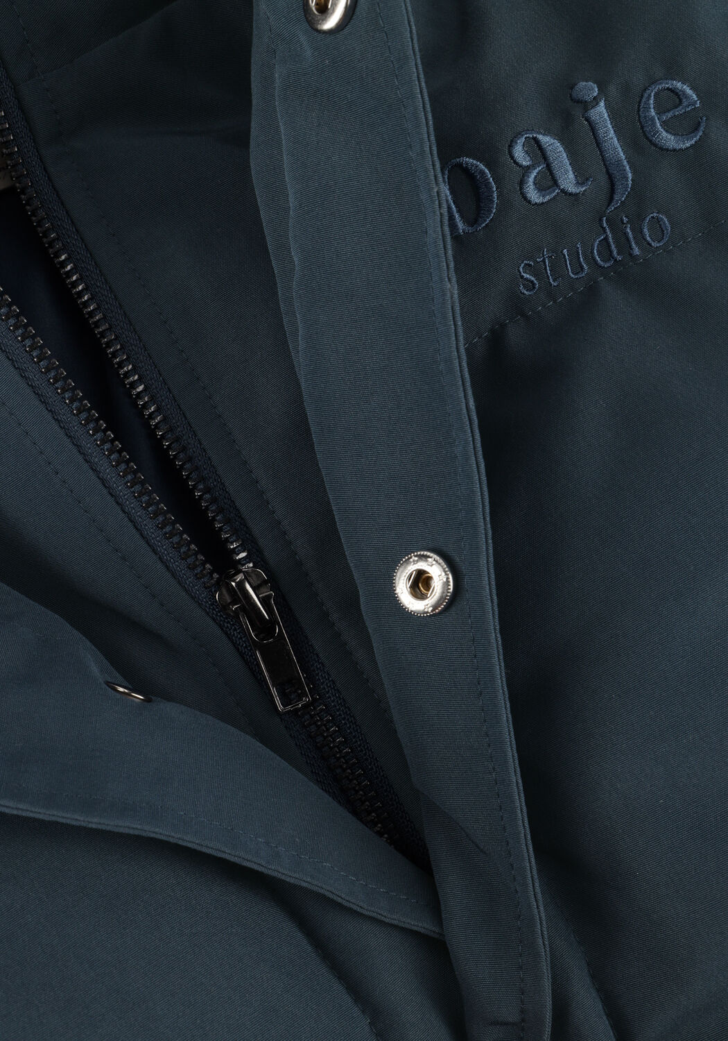 Donkerblauwe BAJE STUDIO Gewatteerde jas LOGAN - large