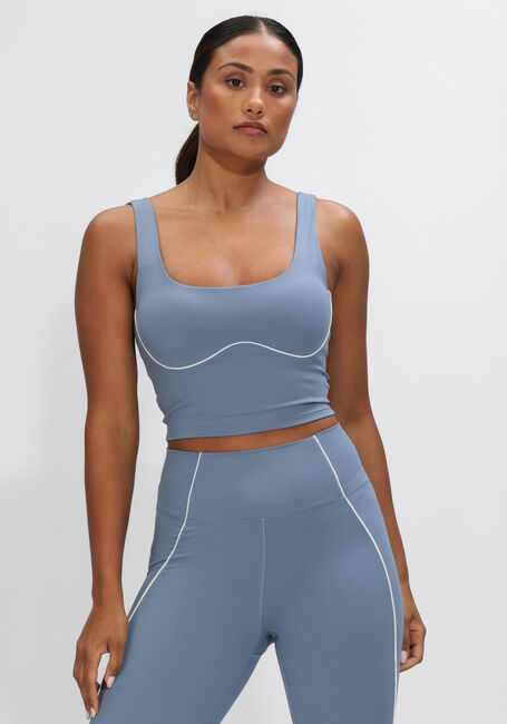 Blauwe THE LOLA CLUB Top ALMA TOP - large