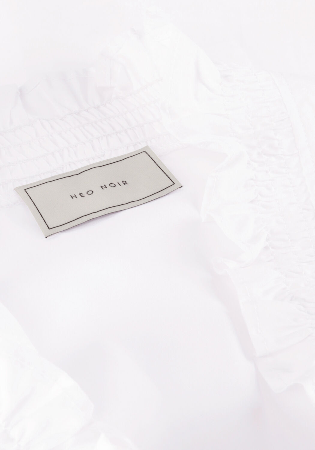 Witte NEO NOIR Blouses BRIELLE SOLID SHIRT - large