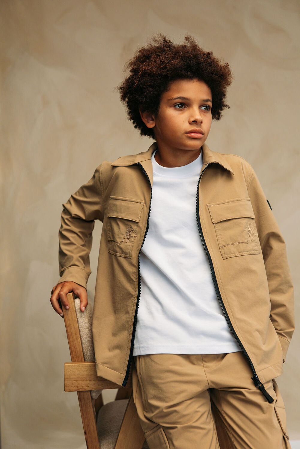 Zand MALELIONS Overshirt RIPSTOP ZIP OVERSHIRT - large