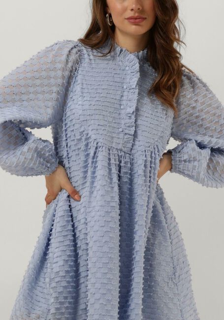 Lichtblauwe CO'COUTURE Mini jurk KARLY DRESS - large