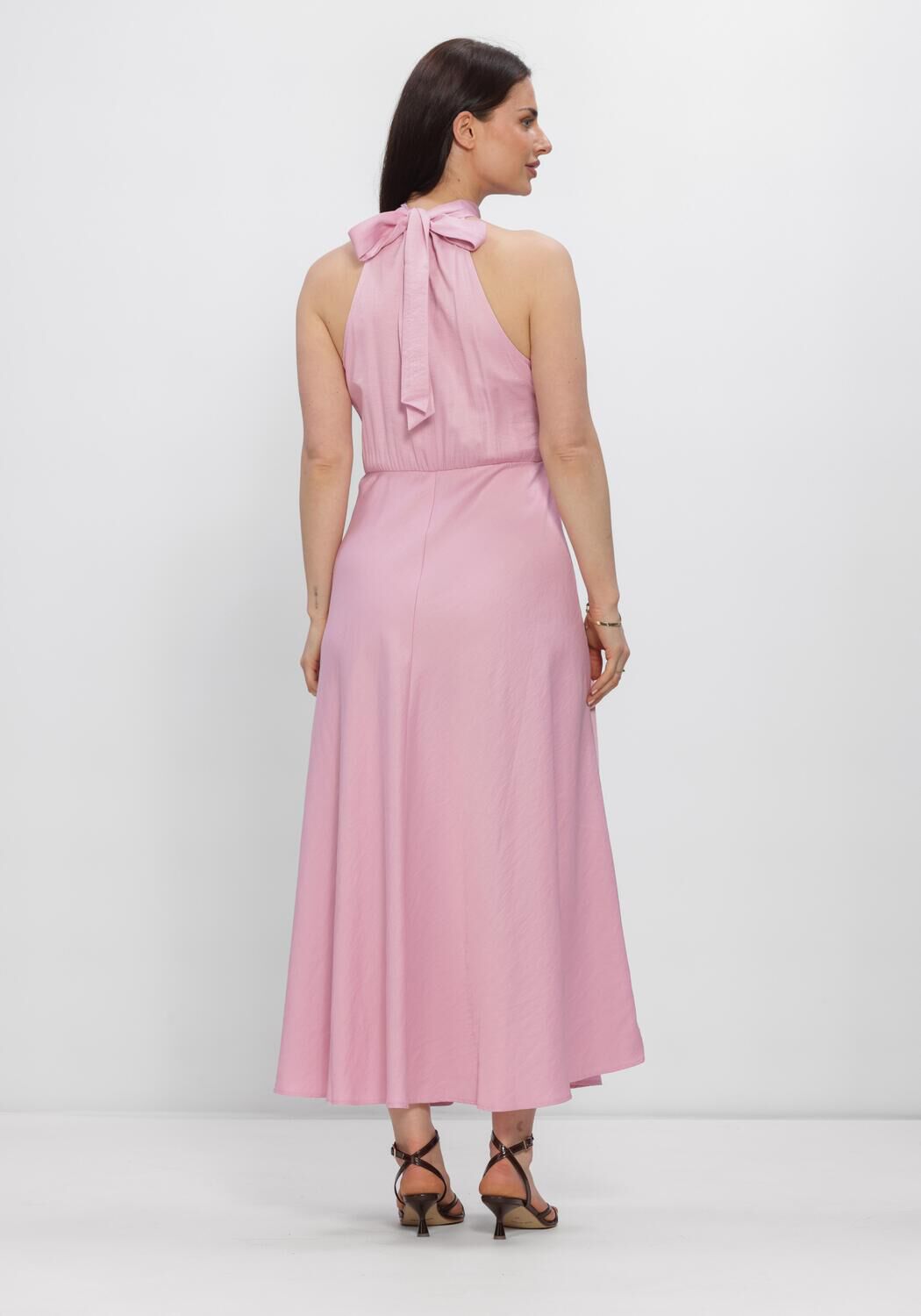 Goudkleurig BEAUMONT Maxi jurk ESTA DRESS - large