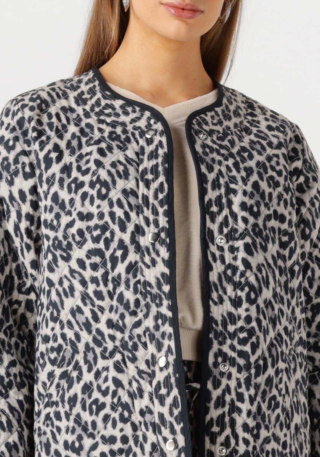 LOLLYS LAUNDRY Dames Blazers Lilyll Quilted Jacket Ls Zwart