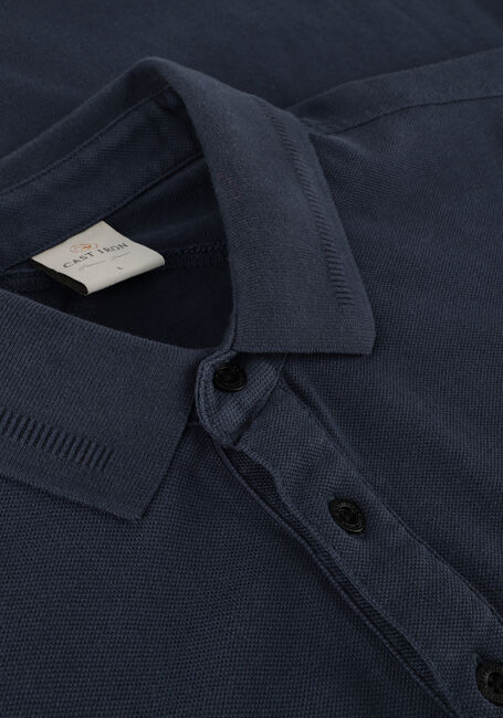 Donkerblauwe CAST IRON Polo SHORT SLEEVE POLO ORGANIX COTTON PIQUE ESSENTIAL Donkerblauwe CAST IRON Polo SHORT SLEEVE POLO ORGANIX COTTON PIQUE ESSENTIAL - large