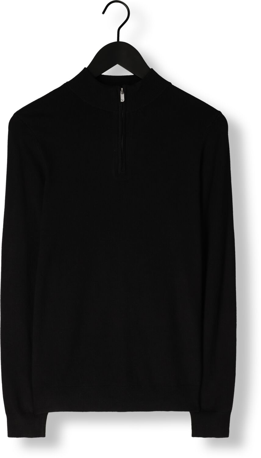 PURE PATH Heren Truien & Vesten Essential Knit Halfzip Sweater Zwart