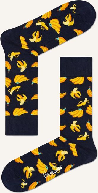 Zwarte HAPPY SOCKS Sokken BANANA Zwarte HAPPY SOCKS Sokken BANANA - large