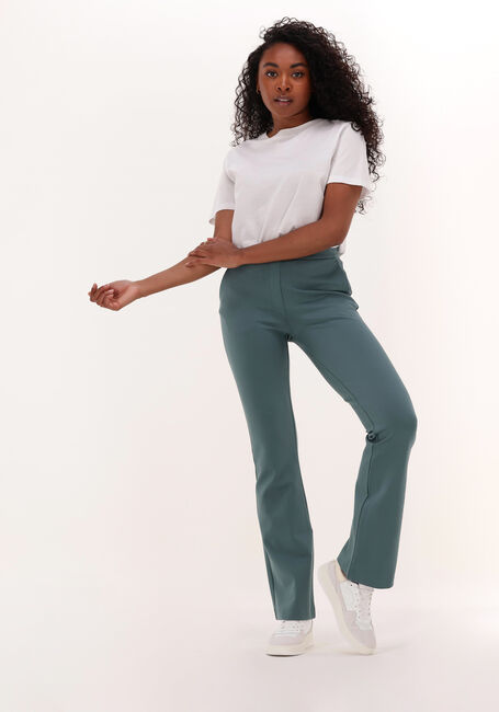 Groene MODSTRÖM Flared broek TANNY FLARE PANTS - large