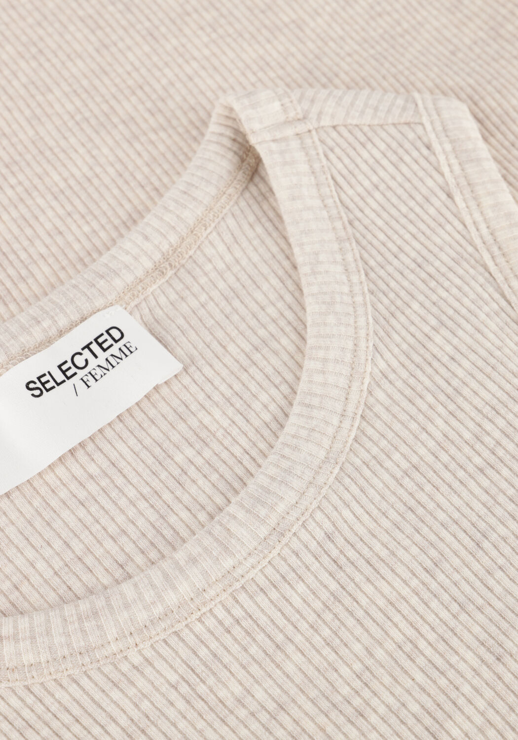 Zand SELECTED WOMEN Maxi jurk SLFANNA SL ANKLE TANK DRESS - large