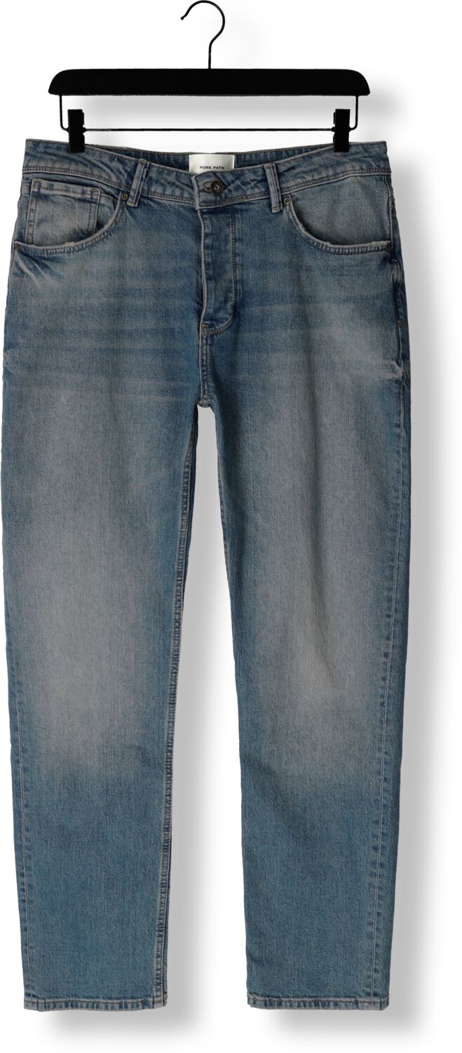 PURE PATH Heren Jeans The Eric Blauw