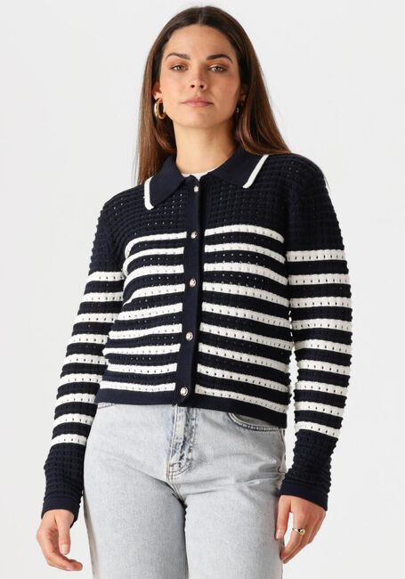 Zwarte NEO NOIR Vest EFFIE KNIT CARDIGAN - large